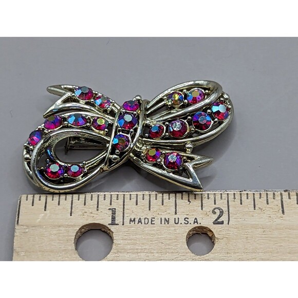 Vintage Bow Ribbon Brooch - Picture 2 of 3